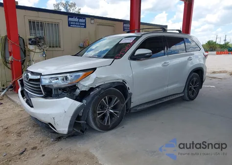 2016 Toyota Highlander Xle V6 from USA, damaged, VIN 5TDKKRFHXGS177389